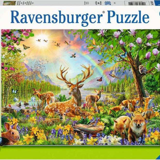 RAVENSBURGER Puzzle Lesní zvířata XXL 200 dílků