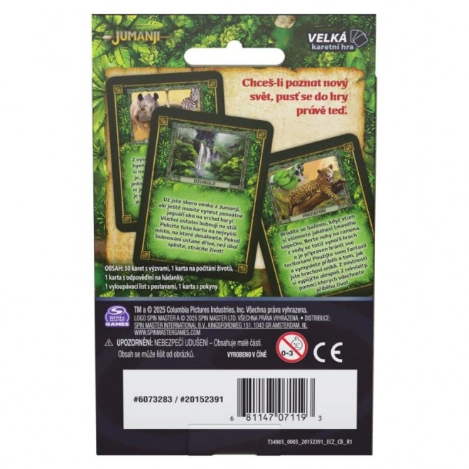 Jumanji karetní hra