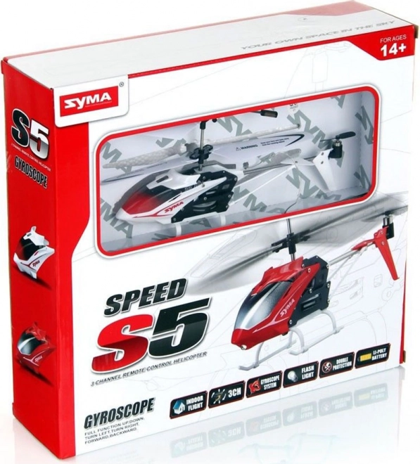 RC Helikoptéra SYMA S5 – bílá