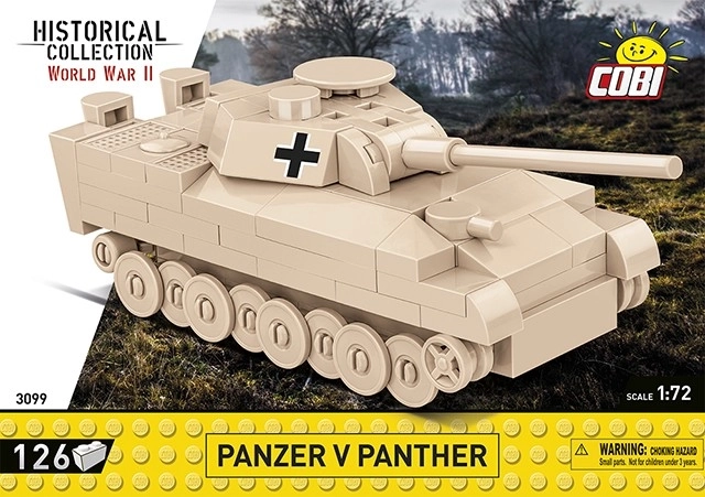 COBI 3099 II WW Panzer V Panther, 1:72, 126 k