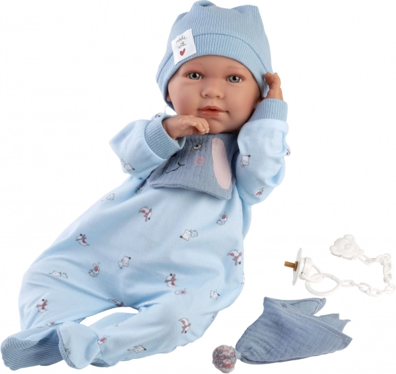 Obleček pro panenku miminko New Born velikost 40–42 cm s doplňky