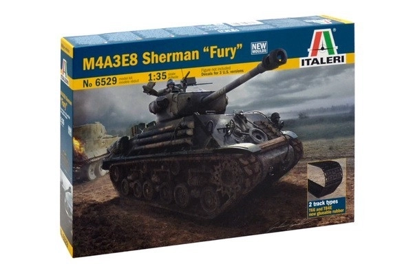 Italeri M4A3E8 Sherman 'Fury' model