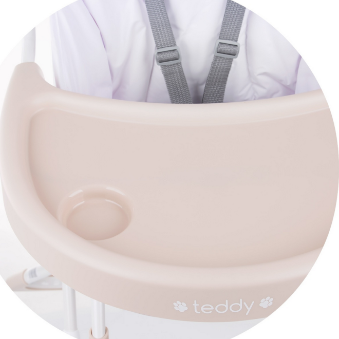 CHIPOLINO Jídelní židlička Teddy – Humus