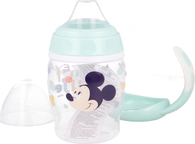 STOR Hrneček s oušky a silikonovým náustkem 270ml Mickey Mouse