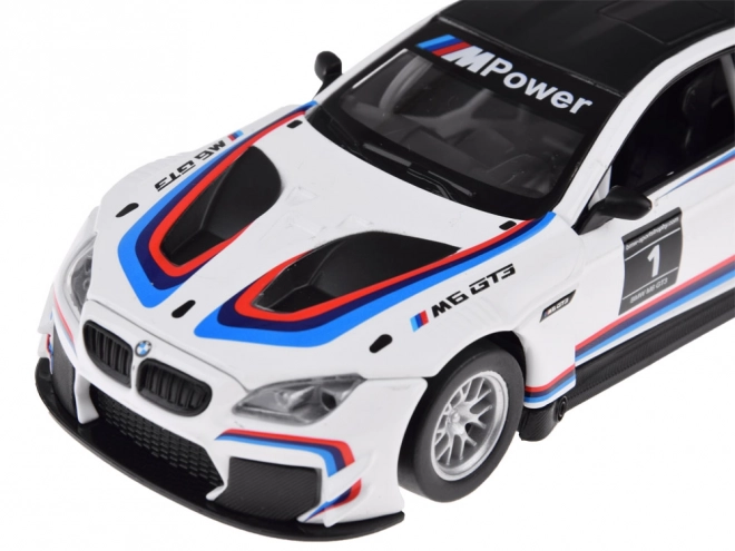 Kovový model auta BMW M6 GT3 1:32 se světlem a zvuky