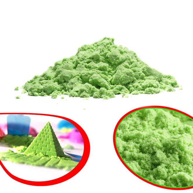 Kinetický písek 1kg – Zelený