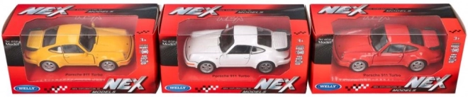 Kovový model Porsche 911 Turbo (964), měřítko 1:36