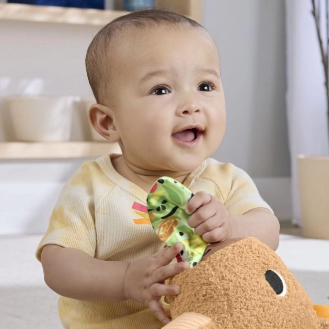 Fisher-price měkká hračka kapybara