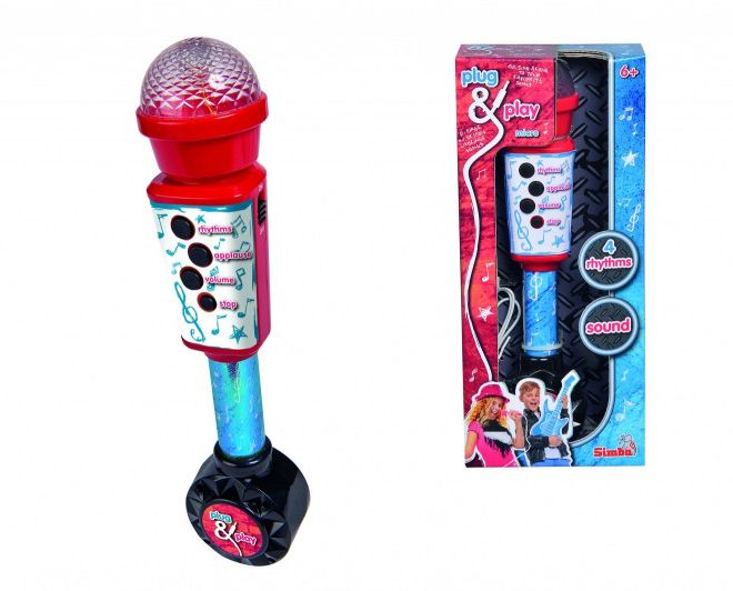 Elektronický mikrofon 28 cm, vstup pro MP3