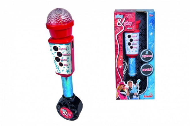 Elektronický mikrofon 28 cm, vstup pro MP3