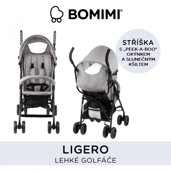 Bomimi LIGERO golfky, GREY melange