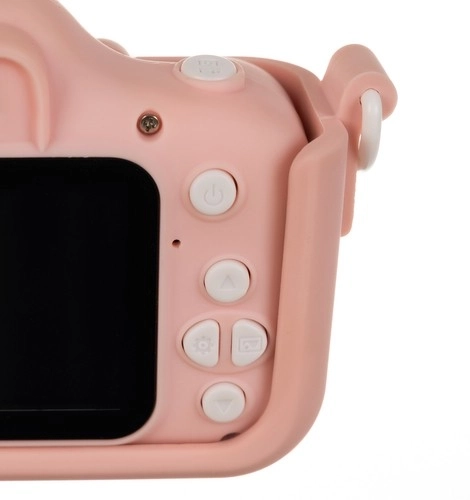 Dětský digitální fotoaparát s motivem kočičky – Růžový