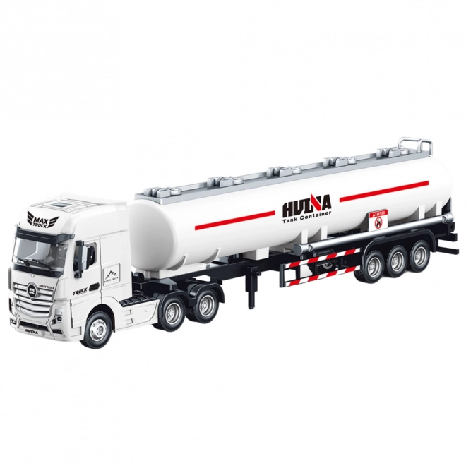 Kovový model cisteren Huina 1:50 bílá