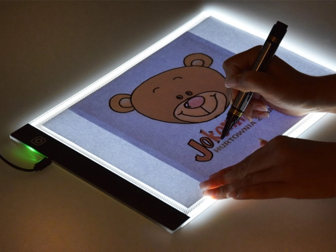 Podsvícený kreslící LED tablet pro děti