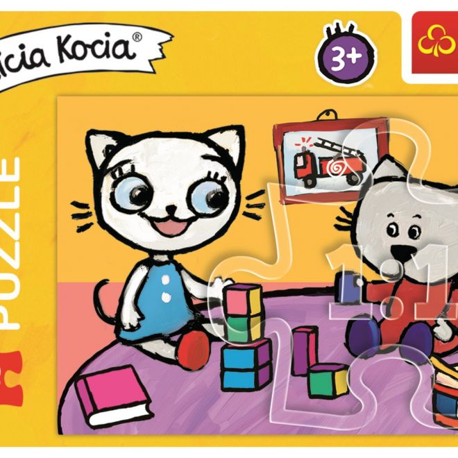 TREFL Puzzle Kicia Kocia: V pokojíku 20 dílků