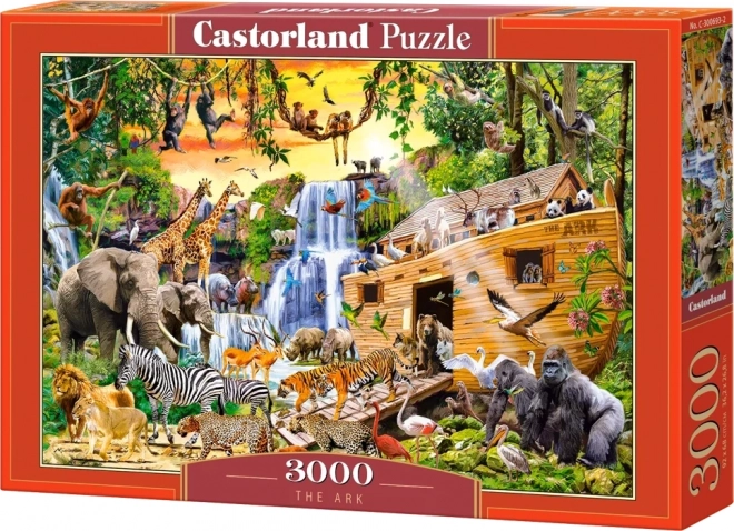 Puzzle 3000 dílků Zvířata - Noemova Archa