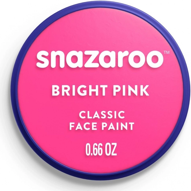 SNAZAROO Barva na obličej Jasně růžová (Bright Pink) 18ml