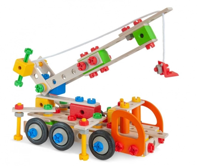 Stavebnice Constructor 4 Autojeřáb, 170 dílů