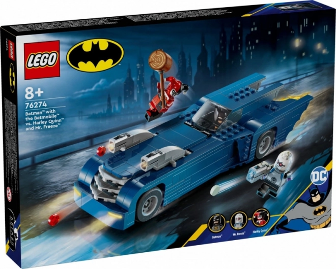 LEGO Super Heroes 76274 Batman z Batmobilem kontra Harley Quinn i Mr. Freeze