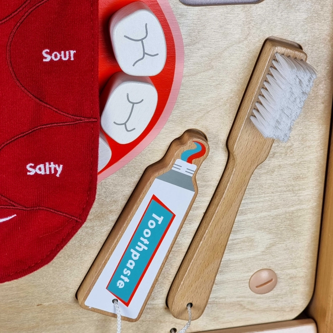 Sensory Board Higiena ústní dutiny Montessori