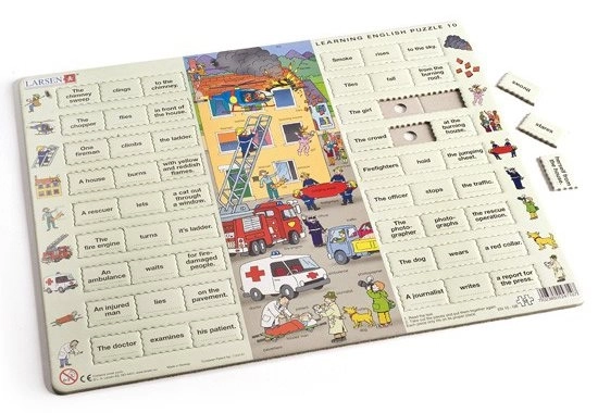Larsen puzzle záchranáři - výuka angličtiny