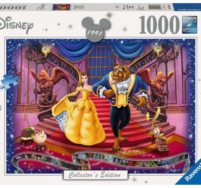 Puzzle 1000 prvků Walt Disney Kráska a zvíře