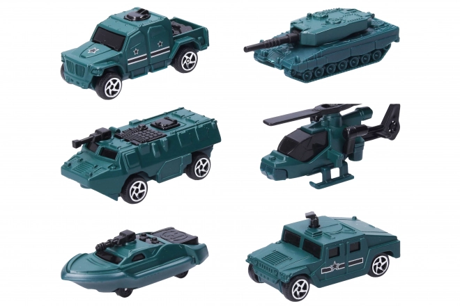 Auto armádní vozidla kov 7 cm