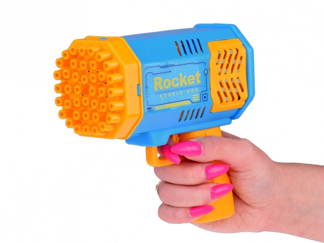 Pistole na mýdlové bubliny sada světlo + tekutina pro děti ZA4976