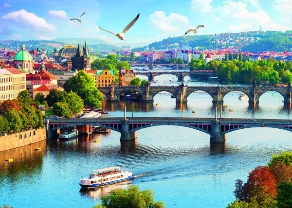 Trefl puzzle Praha - 500 dílků