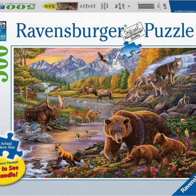 RAVENSBURGER Puzzle Divočina XXL 500 dílků