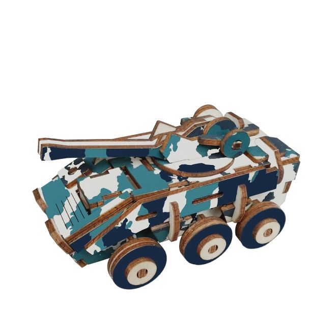 Woodcraft Dřevěné 3D puzzle Obrněné vozidlo