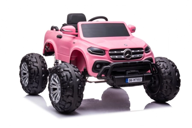 Mercedes DK-MT950 4x4 Auto na baterie Světle růžová