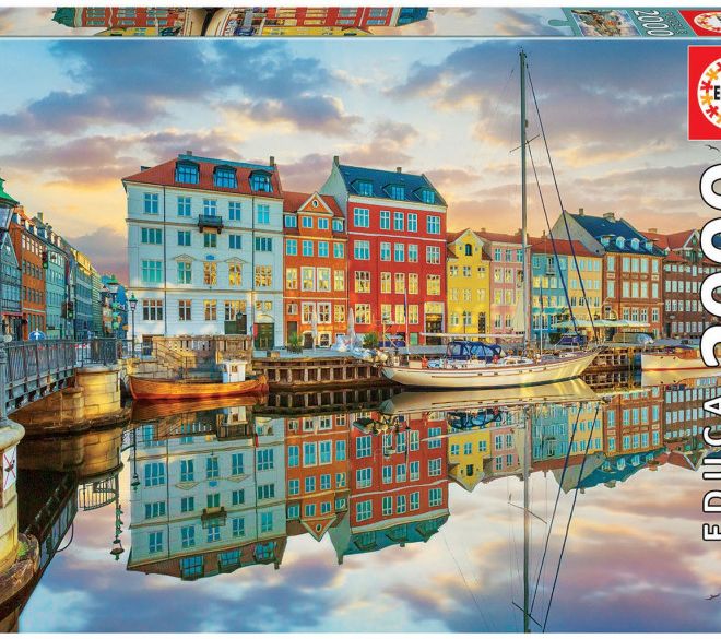 Puzzle 2000 prvků Kodaň/Dánsko