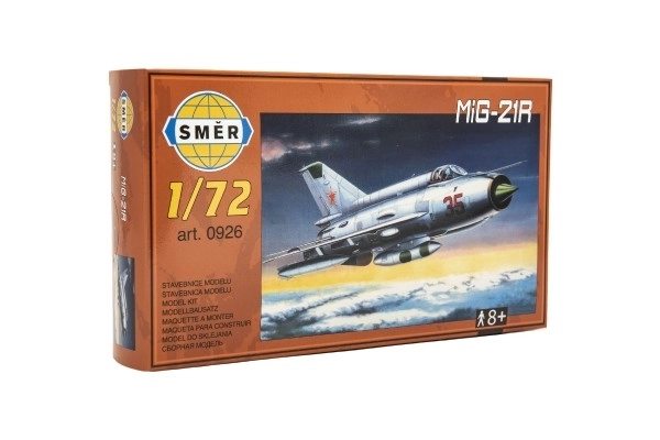 Model MiG-21R 1:72 15x21,8cm v krabici 25x14,5x4,5cm