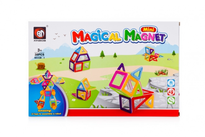 Magnetická stavebnice Magical Magnet - 38 dílů