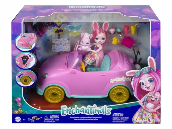 Enchantimals Králičkový vůz Bree s příslušenstvím