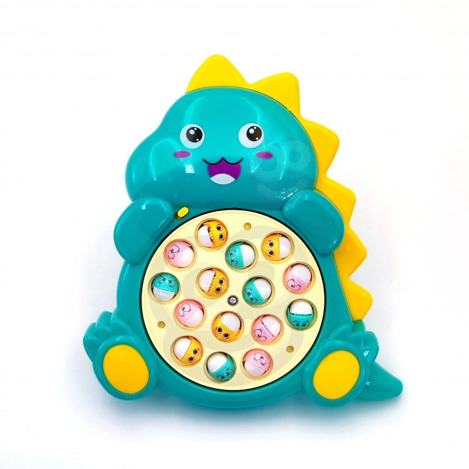 Woopie lovení rybiček hra zelený dinosaurus