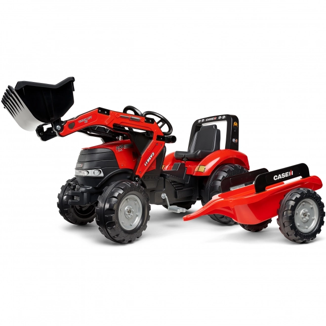 Traktor šlapací Case IH Puma 240CVX s valníkem a přední lžíc