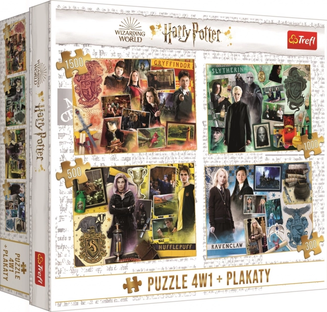 TREFL Puzzle Harry Potter 4v1