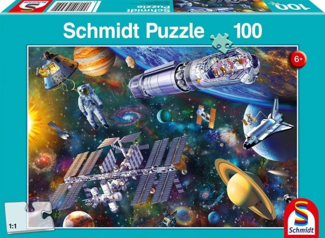 Školní puzzle Vesmírná zábava