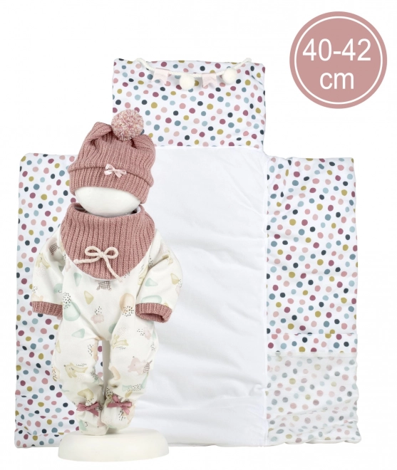 Obleček pro panenku miminko New Born s doplňky