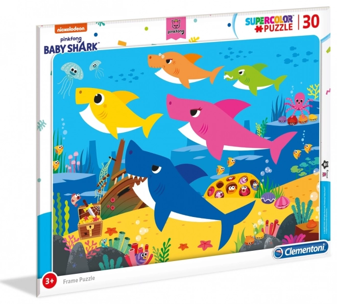 CLEMENTONI Puzzle Baby Shark: Dovolená 30 dílků