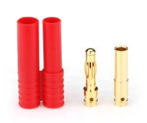 2mm konektory typu banán s pouzdrem