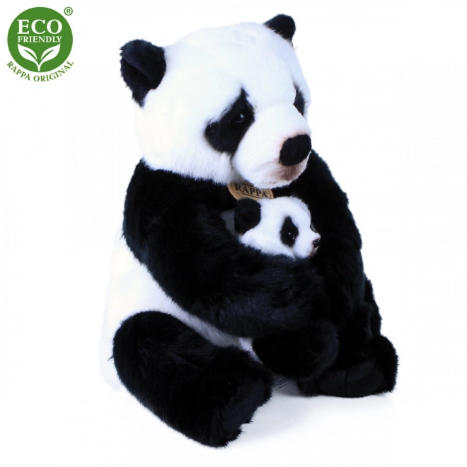 Rappa Plyšová panda s mládětem 27 cm ECO-FRIENDLY