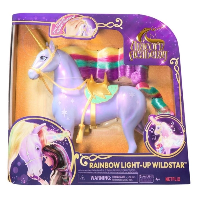 UNICORN ACADEMY SVĚTELNÝ JEDNOROŽEC WILDSTAR 24cm