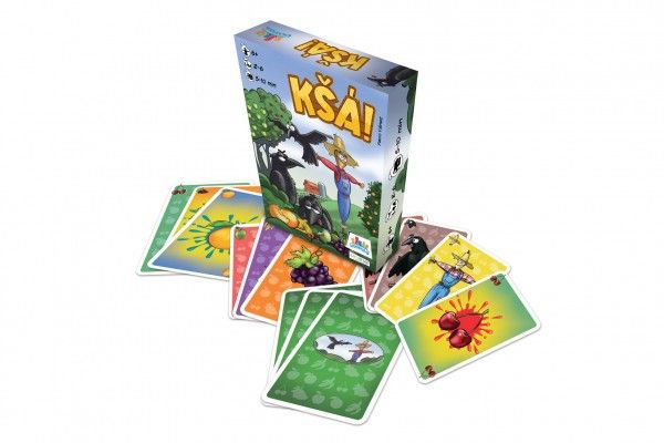 Kšá! karetní společenská hra v krabičce 10x13x3cm