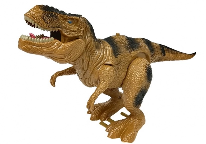 Dinosaurus Tyranosaurus Rex dobíjecí hnědý