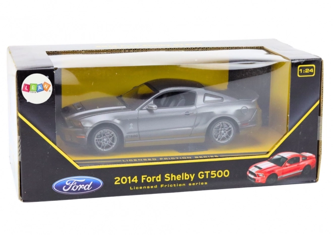 Ford Shelby GT500 v měřítku 1:24 Pohonná jednotka stříbrná