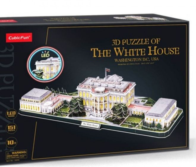 3D puzzle LED Bílý dům
