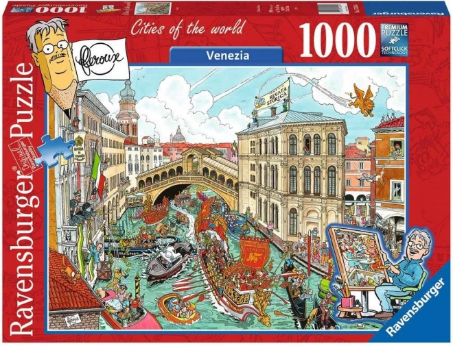 RAVENSBURGER Puzzle Města světa: Benátky 1000 dílků